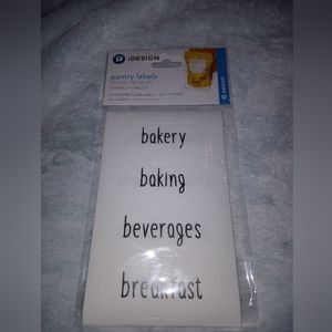 iDesign pantry/fridge labels